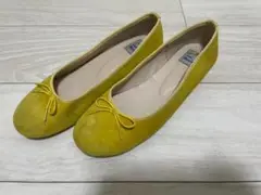 neue marche（ノイエ マルシェ） パール装飾ヒールバレエシューズ
