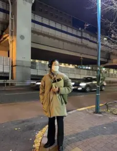 在原みゆ紀着用　muji labo ダウンコート