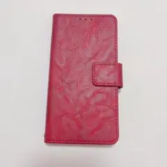 iPhone12 12Pro アイフォン 12 12プロ 手帳型 赤 収納