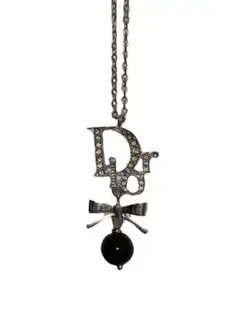 Y721-6 クリスチャンディオール シルバー ネックレス ヴィンテージ 美品
