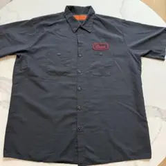 00s CHOPPERS ワークシャツ　ブラック　XL フレイムロゴ