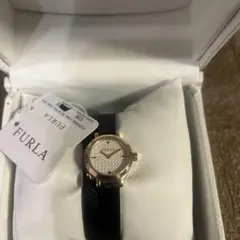 FURLA R4251107501 899510 ブラック ゴールド ホワイト