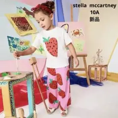 【新品】stella mccartney イチゴ柄　スボン　10A