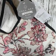 新品　Tuche 花柄 ヨガブラ M