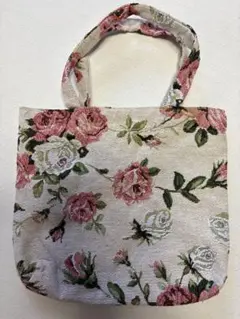 花柄トートバッグ