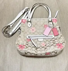 COACH コーチ トートバッグ(花柄)【美品】