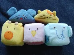 ベビー　ふわふわ動物ブロック　アニマル　積み木　知育玩具