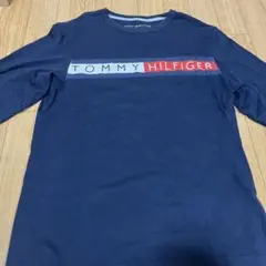 TOMMY HILFIGER ネイビー長袖カットソー S/P