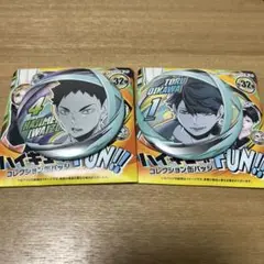 ハイキュー　及川徹　岩泉一　コレクション缶バッジ　ファンパーク