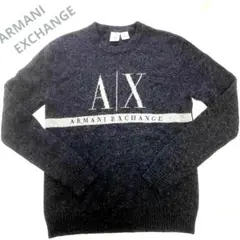 【美品】Armani Exchange ブランドロゴ セーター