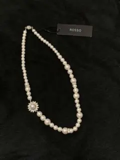 新品 ROSSO マルチウェイ パールネックレス