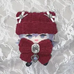 【No.296】にじぱぺっと 猫耳ニット帽×リボンマフラー