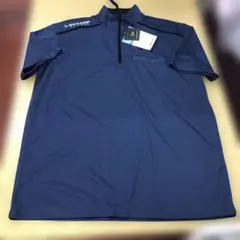 DUNLOP REFINED ハーフジップシャツ M ネイビー