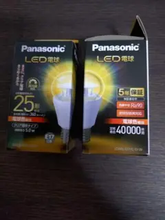 Panasonic LED電球 LDA5L-E17/C/D/W 　2ケ