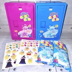 【美品】ねるねるねるね　お菓子ロッカー　2個セット　お菓子入り　シール付き