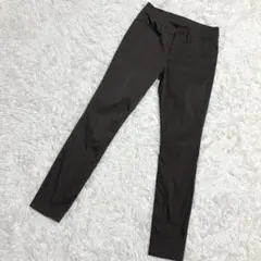 LAUTREAMONT✨超美品　スキニーパンツ　艶感　ブラウン系　（36）