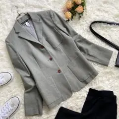 美品✨ラルフローレン【S相当】テーラードジャケット アウター 緑 アースカラー