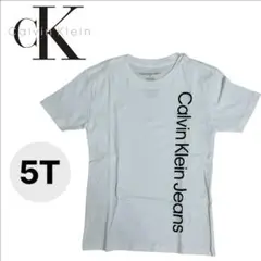【新品】Calvin Klein キッズ ティシャツ 5T 白 カルバンクライン