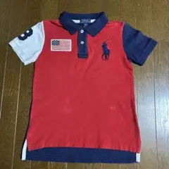 POLO RALPH LAUREN BIGポニーとアメリカ国旗　サイズ120