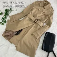 【極美品】BEAUTYu0026YOUTH トレンチコート ライナー付き 2way S