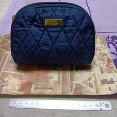 ジム・トンプソン化粧ポーチ 紺色