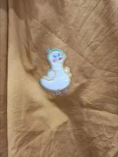アヒルの刺繍ワッペン