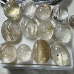 天然ルチルクオーツルースセット　2936