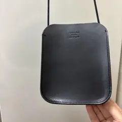 最終お値下げ＊ French Bull Earnest ブラックレザーサコッシュ