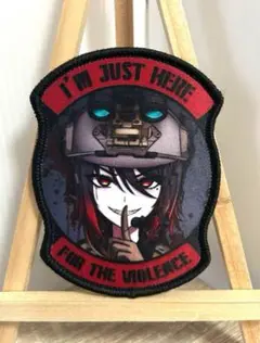 ☆新品☆ミリタリー 女性兵士 ベルクロ パッチ