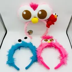 USJ セサミストリート　カチューシャ　３つセット
