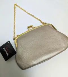 Satis DVANCE ピンクゴールド がま口 クラッチバッグ 財布 ポーチ