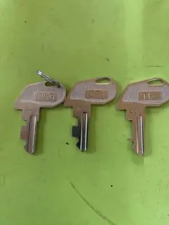 東芝TEC レジ操作鍵３本セット