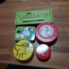 LISA LARSON 猫デザイン 円形缶 セット