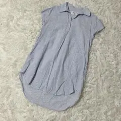 【c5742】✨美品✨ArnoldPalmer シャツ　半袖　ブルー