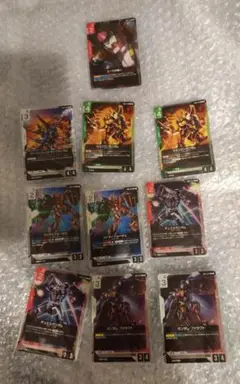 ガンダムカード エースの戦い R などR 10枚セット新品未使用