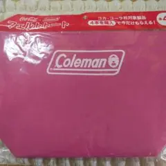 [新品未開封] コカ・コーラ✕コールマン　フェルトトートバッグ
