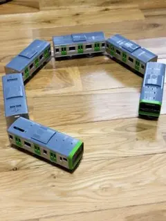 プラレール　山手線 6両セット 鉄道車両 グレー/グリーン