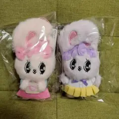 エスターバニー マスコット セット ピンク パープル