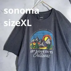 sonoma メンズプリントTシャツ　XLサイズ