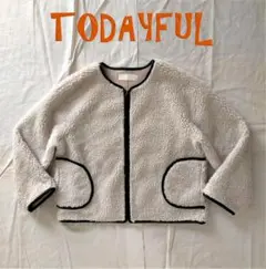TODAYFUL ''Piping Boa Blouson''/ボアブルゾン