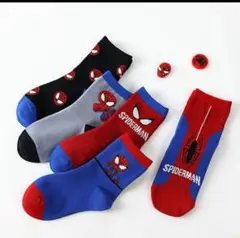 【最終価格】子供靴下 ベビー靴下　男子スパイダーマン　14-16cm 5足セット