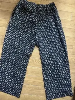 y's forliving 水玉パンツ　サイドポケット有り