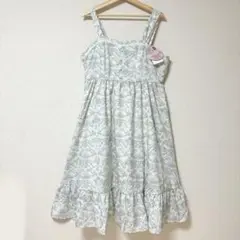 4L❇︎ m♡petit×Nina'sトワルドジュイ柄フリルジャンスカ ホワイト