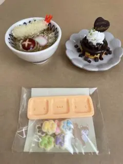 ドール 1/4 7ミニチュア 食品 サンプル うどん スイーツ クッキー