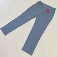 新品タグ付《オンワード J.PRESS》テンセルストレッチパンツ 快適 ブルーM