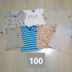 キッズ Tシャツ・チュニック 100cm 女の子 7枚セット