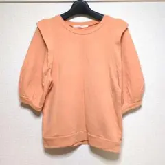 KIF オレンジ バルーンスリーブ カットソー