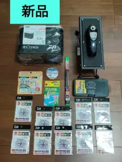 【新品】 ワカサギ 電動リール クリスティア CRT+ 活かしバッカン 仕掛け