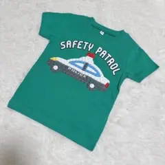 新品★未使用 キッズ　半袖　Tシャツ　パトカー　ぽこぽこ　100 男の子