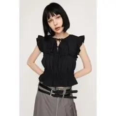 スライ♡ 2WAY RIBBON FRILL TOPS